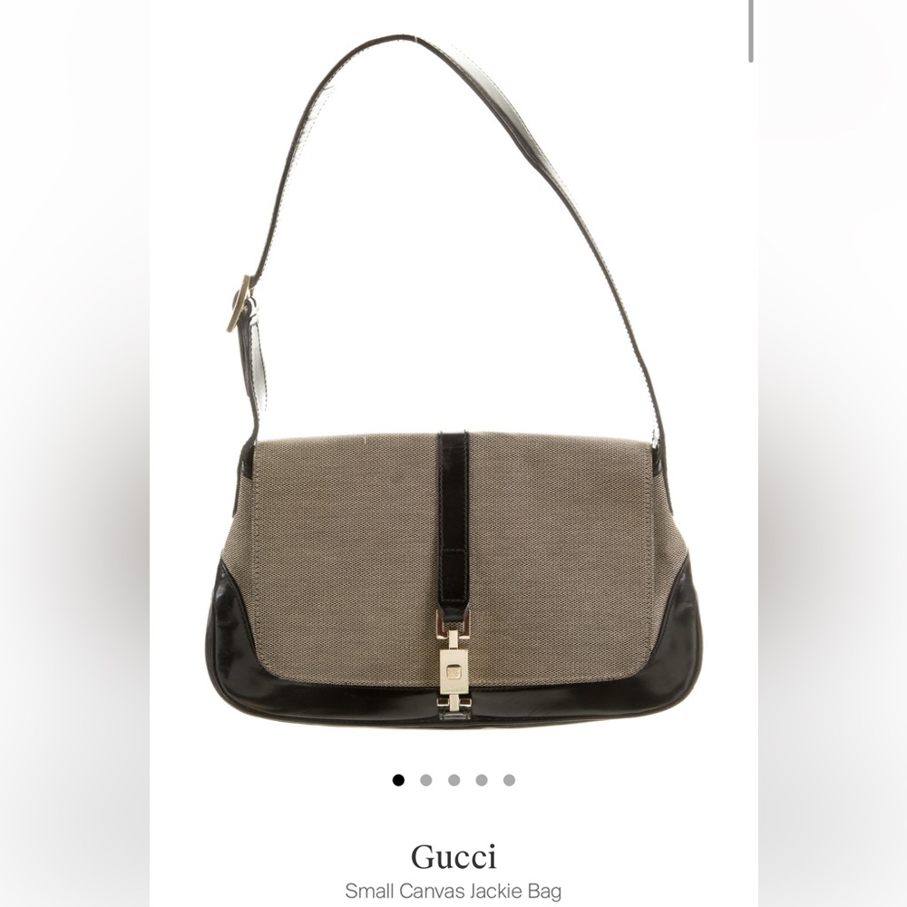 Gucci Jackie Canvas Tote